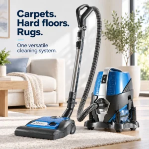 Sirena water vacuum cleaner for carpets, hard floors and rugs
